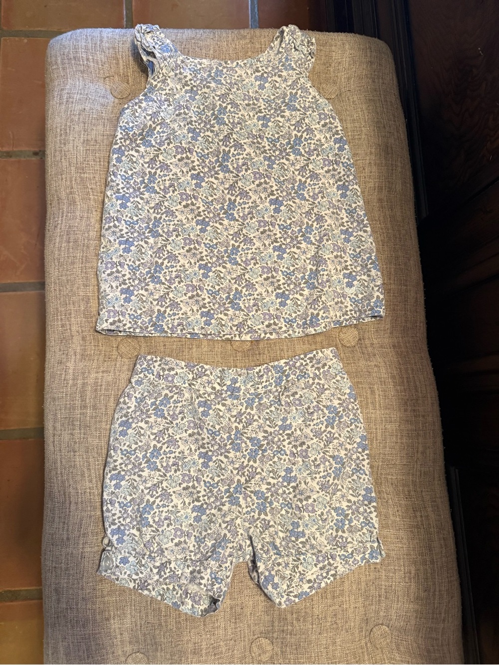 CHILDREN’S FLEUR D'AZUR AMELIE SHORT SET
